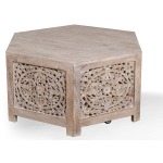 Crossings Eden Hexagonal Cocktail Table