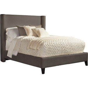 Angel Himalaya Charcoal Queen Footboard and Rails
