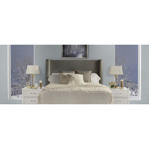 Angel - Himalaya Charcoal Queen Headboard