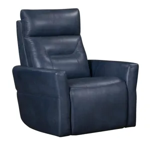Remmington - Vintage Navy Power Swivel Glider Recliner