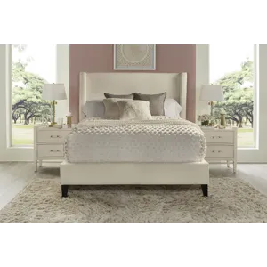 Angel Himalaya Ivory Queen Footboard and Rails