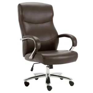 Cabrera Cocoa Fabric Heavy Duty Desk Chair