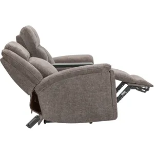 Colton Branson Tweed Power Zero Gravity Sofa and Loveseat with Immersive Audio