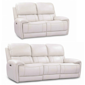 Empire Verona Ivory Power Sofa & Loveseat Set