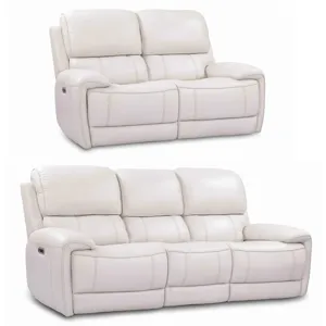 Empire Verona Ivory Power Sofa & Loveseat Set