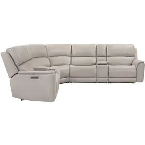 Easton Steamboat Quartz 7 Piece Zero Gravity Power Reclining Sectional with Power Adjustable Headrests