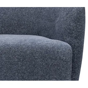 Mingle Thatch Blue Swivel Glider Accent Chair