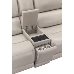 Easton Steamboat Quartz Entertainment Tilt Console with Wireless Charger