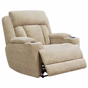 Dalton Lucky Fawn Power Reclining Sofa and Two Recliners