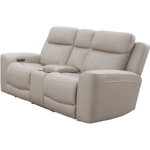 Calgary Stone Power Console Loveseat P2