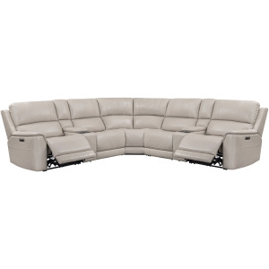Easton Steamboat Quartz 7 Piece Zero Gravity Power Reclining Sectional with Power Adjustable Headrests