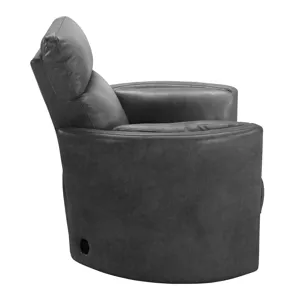 Radius Vintage Slate Power Swivel Glider Recliner