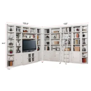 Boca 12 Piece L Shape Entertainment Wall