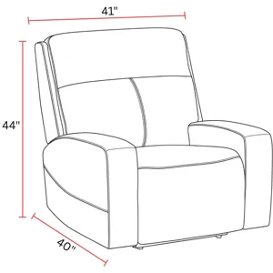 Traxton Jasper Moss Power Zero Gravity Recliner P3 Two Pack