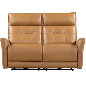 Gershwin Lucca Butterscotch Power Reclining Sofa and Loveseat
