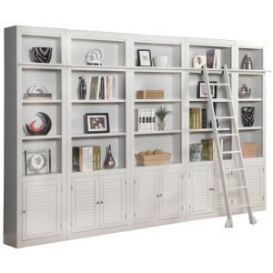 Boca 6 Piece Library Wall Unit