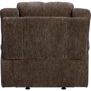 Bronco Plush Umber Manual Rocker Recliner Two Pack