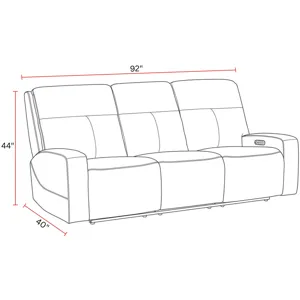 Traxton Jasper Moss Power Zero Gravity Sofa Loveseat and Recliner
