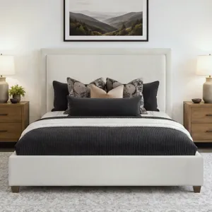 Kimberly Mystical Linen King Bed 6/6