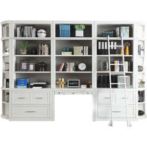 Catalina 9 Piece Workspace Library Wall
