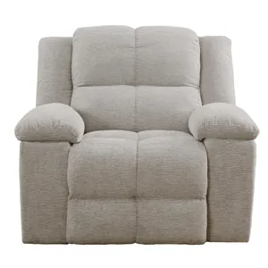 Buster Opal Taupe Manual Reclining Sofa Loveseat and Recliner