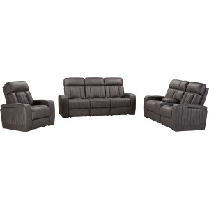 Equinox Mercury Power Reclining Sofa Loveseat and Recliner