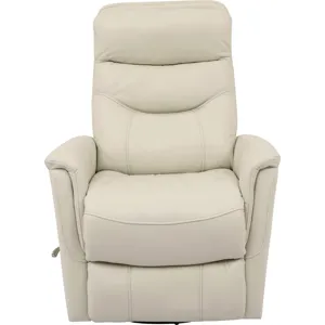 Gemini Ivory Swivel Glider Recliner Two Pack