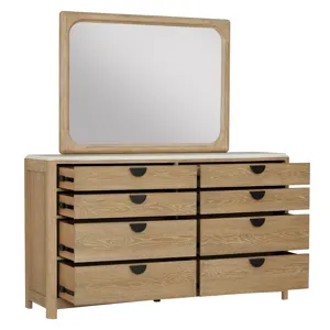 Escape Bedroom 8 Drawer Dresser and Mirror