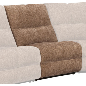 Bronco Plush Tobacco Armless Chair