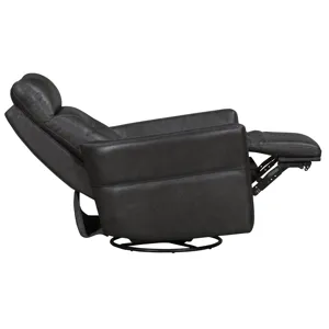 Remmington Vintage Slate Power Swivel Glider Recliner P2