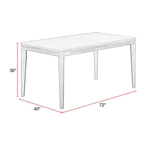 Breckenridge Dining 72 Inch Rectangular Counter Table with 4 Upholstered Stools and Buffet Server