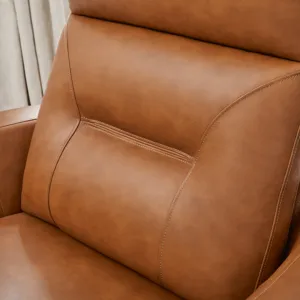Remmington Vintage Caramel Power Swivel Glider Recliner P2 Two Pack