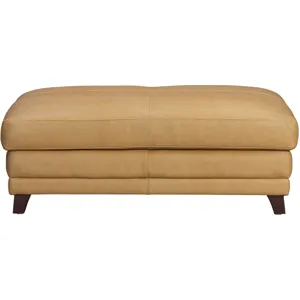 Hayden Renaissance Marigold Stationary Chair and a Half with Ottoman