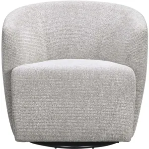 Mingle Thatch Grey Swivel Glider Accent Chair Two Pack