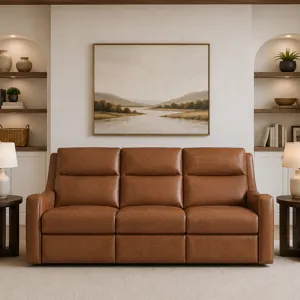 Channing Renaissance Cinnamon Power Zero Gravity Sofa P3