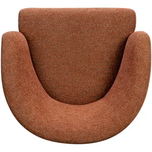Mingle Thatch Terracotta Swivel Glider Accent Chair Two Pack