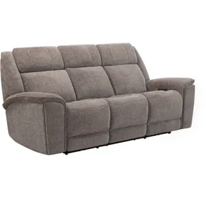 Colton Branson Tweed Power Zero Gravity Sofa and 2 Recliners with Immersive Audio