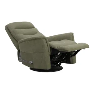Gemini Snazzy Olive Manual Swivel Glider Recliner