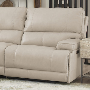 Whitman Verona Linen - Powered By Freemotion Cordless Power Right Arm Facing Recliner