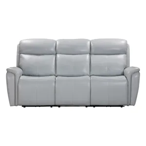 Cascade Seamist Grey Power Reclining Sofa and Loveseat