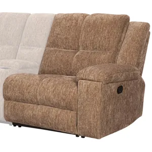 Bronco Plush Tobacco Manual Right Arm Facing Recliner