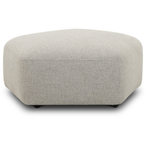 Playful Canes Cobblestone Ottoman with Casters