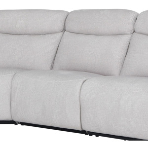 Alpine Airy Snow Armless Chair with Drop Down Table