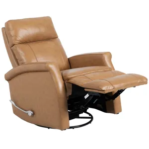Bristol Russet Swivel Glider Recliner Two Pack