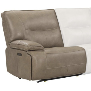 Gladiator Genova Mocha Power Left Arm Facing Zero G Recliner