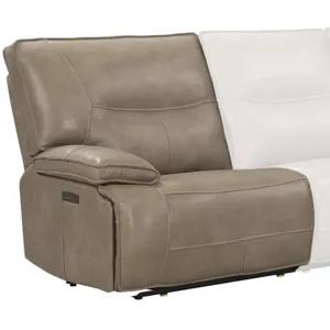 Gladiator Genova Mocha Power Left Arm Facing Zero G Recliner