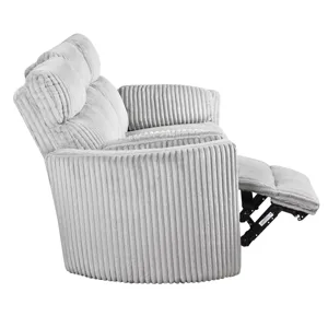 Radius Mega Grey Power Reclining Sofa and Two Recliners