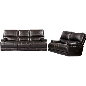 Whitman Verona Coffee - Powered By Freemotion Power Reclining Sofa and Loveseat