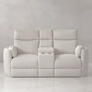Radius Mega Ivory Power Reclining Sofa Loveseat and Recliner