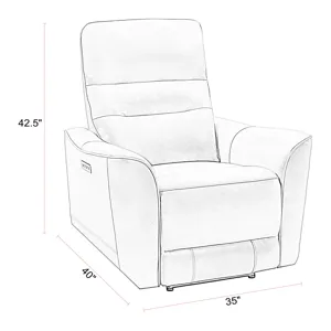 Taylor Brazilian Cocoa Power Zero Gravity Recliner P2 Two Pack